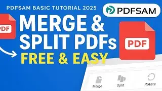 PDFsam Basic Tutorial 2025 | Merge, Split & Edit #PDF for Free
