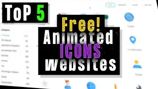 Top 5 Free Animated Icons Websites || Every designer should know