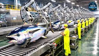 CÓMO se HACE EL ATÚN ENLATADO🥫| ASÍ se PROCESAN los ATUNES MÁS GRANDES DEL MUNDO 🐟