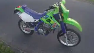 Kawasaki KLX 250 1994 EVO erste fahrt
