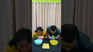 Pick the balls with Spoon 🥄🥄🔴🟠🟡🔵🟢🟣🟤Challenge #shorts #viral #trending