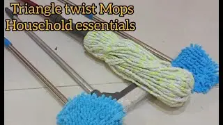 TRIANGLE TWIST MOP||HOUSEHOLD ESSENTIALS||ONLINE SHOPPING||USEFUL ITEMS||2023||