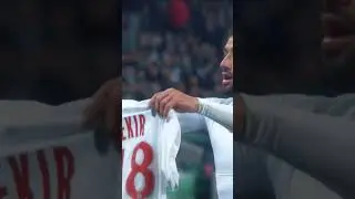 Nabil F&eacute;kir's celebration 😅 #ligue1mcdonalds #lyon #ol