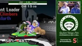 Friday Night Turnip #8 - ARMY (Ice Climbers) vs. Craiger (Fox/Marth/Dr. Mario) - Losers Semis