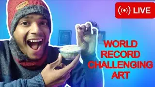 World Record Challenging Art 😱😮 Live video