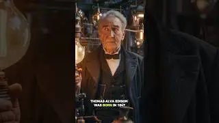 Thomas Alva Edison didn&rsquo;t invent the light bulb once.He earned it through failure.#historyshorts
