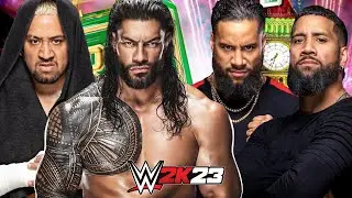 THE USOS vs SOLO & ROMAN REIGNS | WWE 2K23