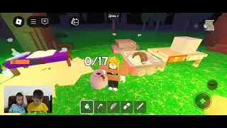 Диар и Азамат ROBLOX 99 день в лесу