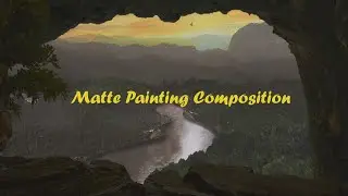 Digital Matte Painting using 3D Camera Projection