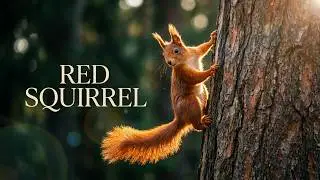 Red Squirrel Video Number 2 - Very Cute Animal  - Милое Создание - Adorable Creation