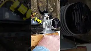 IRVINE 150 25cc rc glow engine test run, a real stump puller!