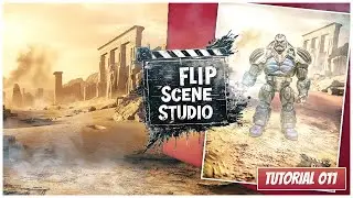 Flip Scene Studio Tutorial 011 - Book 1 - Desert Ruins - Custom Action Figure Diorama Apocalypse