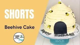 BEEHIVE CAKE | #Shorts Easy Cake Decorating Tutorial - BEE cake art