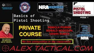 NRA Basics of Pistol Shooting Course 4 5 2025 Ed, Becca, Ronald