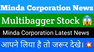 Minda Corporation Share News || Minda Corporation Analysis || Minda Corporation Next Target