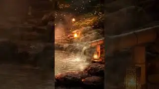 Relaxing Japanese Spa Ambience ♨️ Calming Running Water & Soft Music for Sleep, Study & Meditation
