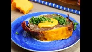 Cheesy Bacon-Wrapped Meatloaf