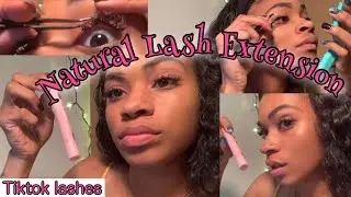 APPLYING Tiktok Shop Individual Lashes🫢😍 DIY Cluster |Yawamica | Beginner Friendly