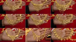 Gold necklace design with weight and price/Light weight gold necklace design pictures/sonar necklace