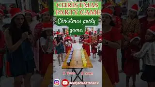 CHRISTMAS PARTY GAME #funnyvideos #trendingshorts #challenge #funny #christmas #party