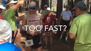 Too Fast? Jim Walmsley at Devil's Thumb, WS 2016.