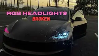 HANSSHOW HEADLIGHT BROKEN ON MODEL 3 2025 TELSA