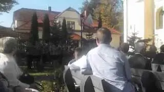 Miejska Orkiestra Dęta Andropol w Andrychowie w Dniu Papieskim 12 X 2014 (3)