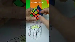 Resolver cubo de Rubik 3x3.Caso trasladar esquinas.M&eacute;todo del principiante.