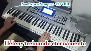 TENTEI TOCAR  M&Uacute;SICA NO TECLADO: HOLY FOREVER. COVER-  #youtube #youcut #cover #holyforever