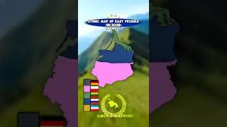 ethnic map of east prussia #europe #map #geography #mapping #history #video #edit #shorts #germany