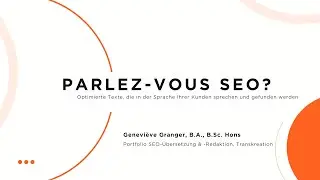 Portfolio SEO & Transkreation
