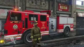 Grand Theft Auto fire fight