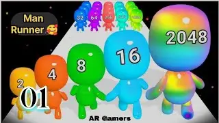 Man Runner 2048 - Gameplay Walkthrough Part 1 Levels 1-15 (Android,iOS) #1