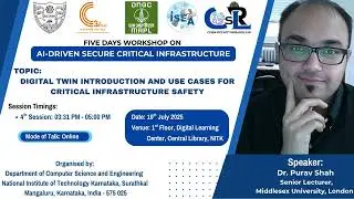 Digital Twin Introduction And Use Cases For Critical Infrastructure Safety