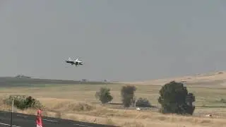 Steve's AF-model F-22 Raptor landing Thursday California Jets 2025