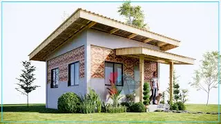 5x5 Meters (25sq.m.) 2 Bedroom Half Amakan House Design Idea