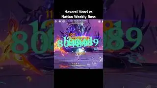 Hexerei Venti vs Natlan Weekly Boss #genshinimpact #venti #durin