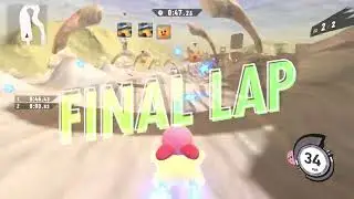 Kirby Air Riders - Time Attack: Sky Sands with Kirby