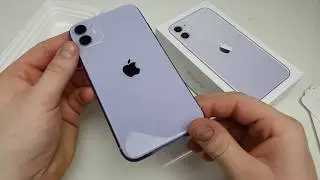 4K UNBOXING Iphone 11 Purple   64GB Violet