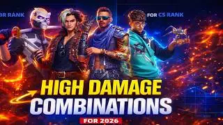 High Damage NEW Skill Combination   Best character combination in Free Fire   High Damage