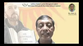 Rm. Sunu, SJ. 14 Jan 2026. Latihan Rohani untuk Mengembangkan Martabat Manusia dan Seluruh Ciptaan