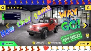 Ultimate Offroad Simulator Red Jeep Wrangler Offroad Mountain Driving ! Android Gameplay