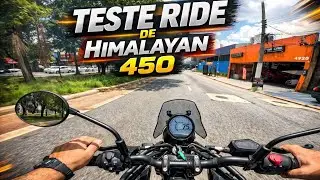 “TESTE RIDE DE HIMALAYAN 450” 🏍️🔥