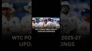 WTC points Table Update.#cricket #wtc2025pointstable #testcricket #trending #icc #bcci#cricketnews