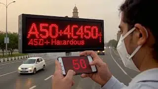 Delhi Air Quality hits 'HAZARDOUS' Level. Wear N95 and N99 mask and If possible Use AIR PURIFIER.