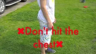 how to kick a ball in someones face with audio !