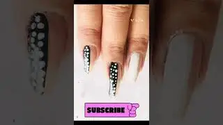 Polka Dot Nail art Design At Home|| #withouttools#stepbystep#nailart#