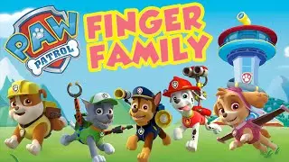 Paw Patrol Finger Family Song Nursery Rhymes / La Patrulla Canina Finger Family