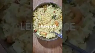 South Indian Lemon Rice | Nimmakaya Pulihora in 10 Minutes 🍋