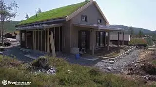 Byggingen av Halvor Bakke sin hytte – trinn for trinn
